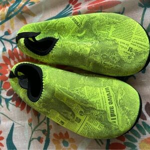 Kids Neon Green Water Shoes